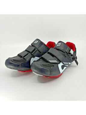 Peloton Cycling Shoes EU 37 Black Red White Delta Cleats Ind Cycling Shoes EU 37